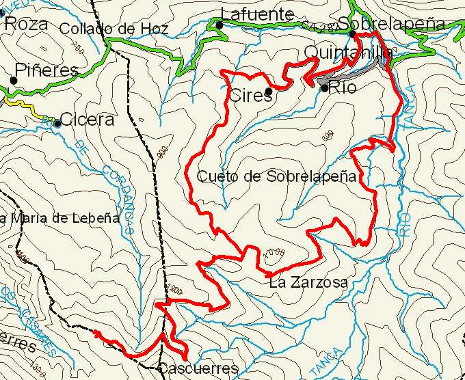 mapa ruta 49