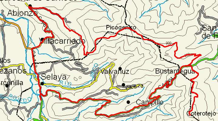 mapa route 63