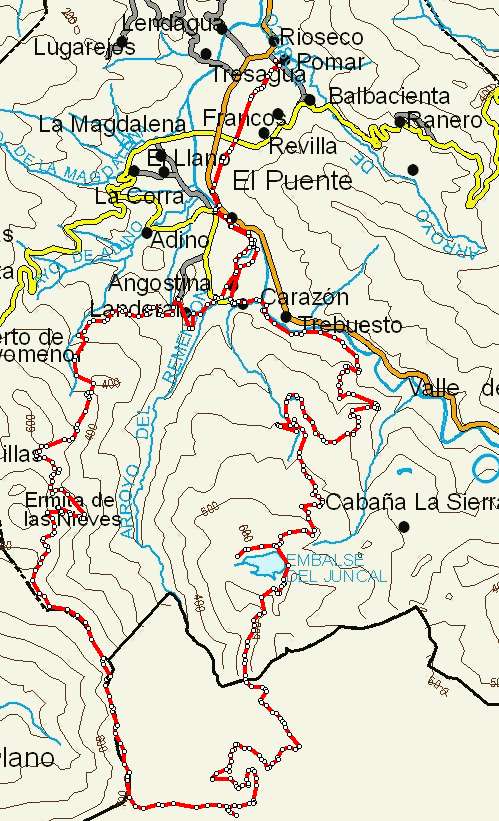 mapa ruta 64