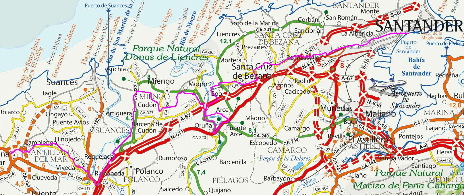 santander bike route planner